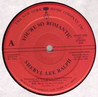 【中古】米12” Sheryl Lee Ralph Youre So Romantic NYMD1202 The New York Music C /00250