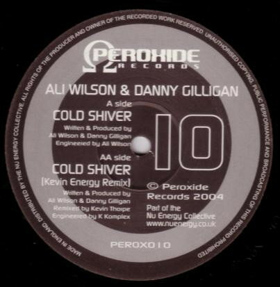 【中古】英12” Ali Wilson & Danny Gilligan Cold Shiver PEROX010 Peroxide /00250