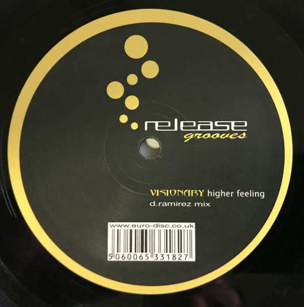 ・アーティスト Visionary ・タイトル Higher Feeling ・レーベル Release Grooves RGR009 ・フォーマット 12インチレコード ・コンディション(盤) 非常に良い(EX) ・コンディション(ジャケット) プレインカバー（元ジャケット／カバー無し） ・コンディション(帯) オビなし ・特記事項 【盤に目立ったキズ】 サンプル画像です。実際の商品の画像ではありません 商品写真はバーコード/カタログ番号に対応したサンプル画像ですので、お送りする商品の画像ではありません。帯やライナーなどの付属品は、特記事項に記載されている場合のみ含まれます。プロモやカラーレコードなどの仕様についても、該当する場合のみ特記事項に記載しています。 【ご購入前に必ずご確認ください】 ・本店サイト(www.recordcity.jp)とは価格、送料が違います ・本店サイト、その他支店のオーダーとは同梱発送できません ・別倉庫から発送しているため、店頭受け渡しは対応しておりません ・一部商品は他の通販サイトでも販売しているため、ご注文のタイミングによっては商品のご用意ができない場合がございます。 ・土日祝日はお休みです 金曜・祝前日9時以降のご連絡またはご入金は、返答または発送が週明け・祝日明けに順次対応となります。 ・ご購入後のキャンセル不可 ご購入後のキャンセルはいかなる理由においてもお受けできません。ご了承の上、ご購入くださいませ。 ・日本郵便(ゆうパック/ゆうメール)によるお届けになります。 ・中古品であることをご理解ください 当ストアではお客様よりお譲りいただいた中古商品を主に販売しております。中古品であることをご理解の上ご購入ください。また、一部商品はRecordCityオンラインストアで試聴可能です。 ・返品について お客様のご都合による返品は一切承っておりません。 表記の内容と実際の商品に相違がある場合、また針飛び等で返品・返金をご希望される場合は、商品の到着後1週間以内にご連絡ください。商品の返送をこちらで確認後、キャンセル・返金を行います。 コンディションVG以下の商品は返品できません。プレイに影響のない表面のこすれ傷、プレス起因のノイズ盤は返品の対象外です。 【コンディション表記】 ・ほぼ新品(M-)(Like New) 完全な新品。未使用。当店ではほぼ使用しません ・非常に良い(EX)(Excellent) 中古盤として美品な状態。わずかな経年を感じるものの傷みを感じさせない、当店基準で最高の状態 ・良い(VG+)(Very Good Plus) 丁寧に扱われた中古品で、軽い使用感がみられる。 ・可(VG)(Acceptable) 使い込まれた中古品で、「良い」よりもさらに使用感がみられる。 ・悪い(VG-)(Bad) 状態が悪いアイテム。使用の保障はなく、再生不可、針飛び、目立つノイズがあるかもしれない。状態によるクレーム不可。返品不可。 ・非常に悪い(G)(Very Bad) 「悪い」よりさらに状態が悪いアイテム。使用の保障はなく、再生不可、針飛び、目立つノイズがあるかもしれない。状態によるクレーム不可。返品不可。 ・ジャンク(Fair)(Junk/Fair) 割れている、反っている、水ダメージがある、カビ、ジャケットが分離している、ひどい書き込み、ひどい擦れなど最低の状態。使用の保障はなく、再生不可、針飛び、目立つノイズがあるかもしれない。状態によるクレーム不可。返品不可。 ・ジャンク(Poor)(Junk/Poor) 割れている、反っている、水ダメージがある、カビ、ジャケットが分離している、ひどい書き込み、ひどい擦れなど最低の状態。使用の保障はなく、再生不可、針飛び、目立つノイズがあるかもしれない。状態によるクレーム不可。返品不可。