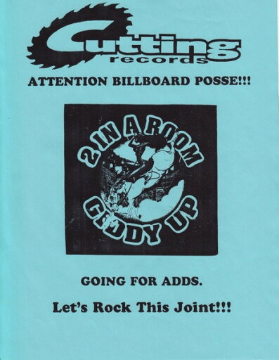 【中古】米12” 2 In A Room Giddy Up CR347DJ Cutting Records /00250 【中古】米12” 2 In A Room Giddy Up CR347DJ Cutting Records /00250
