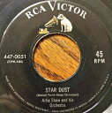【中古】米7” Artie Shaw & His Orchestra Star Dust 4470051 RCA Victor /00080