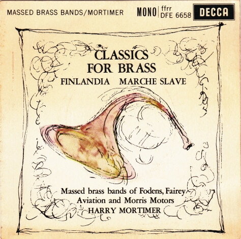 【中古】英7” Massed Brass Bands Of Fodens, Classics For Brass DFE6658 Decca /00080