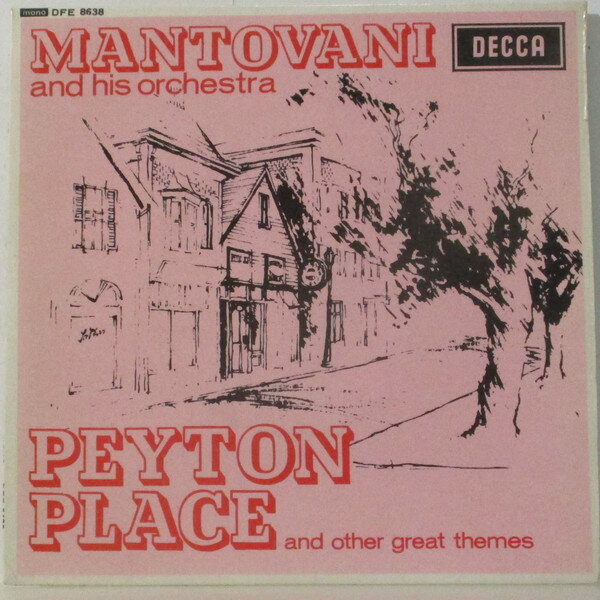 【中古】英7” Mantovani & His Orchestra Peyton Place And Other Great Themes DFE8638 Decca /00080