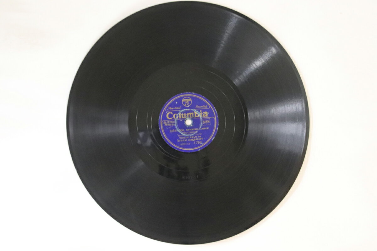 【中古】78RPM/SP Efrem Zimbalist Zapateado / Serenade J7348 COLUMBIA 12” /00500