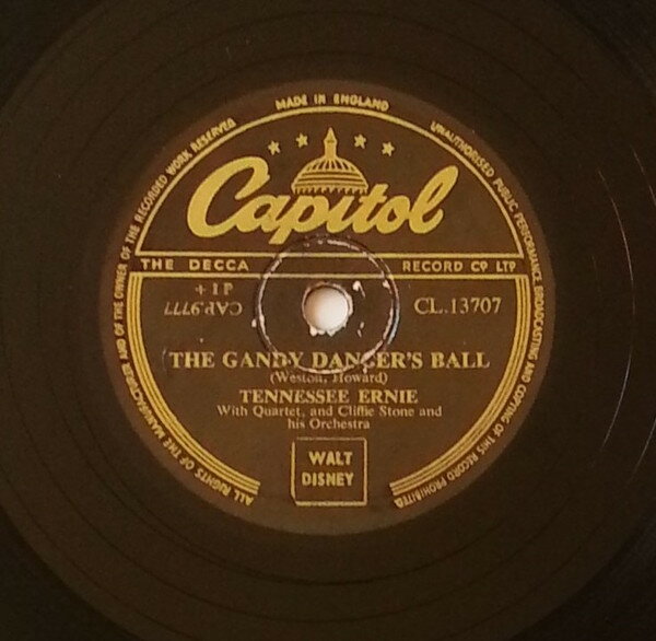 【中古】英78RPM/SP Tenessee Ernie, Cliffie Stone The Gandy Dancers Ball / Hambone CL13707 CAPITOL /00500