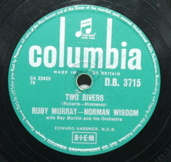 【中古】英78RPM/SP Ruby Murray, Norman Wisdom, Ra Two Rivers / Boy Meets Girl DB3715 COLUMBIA /00500