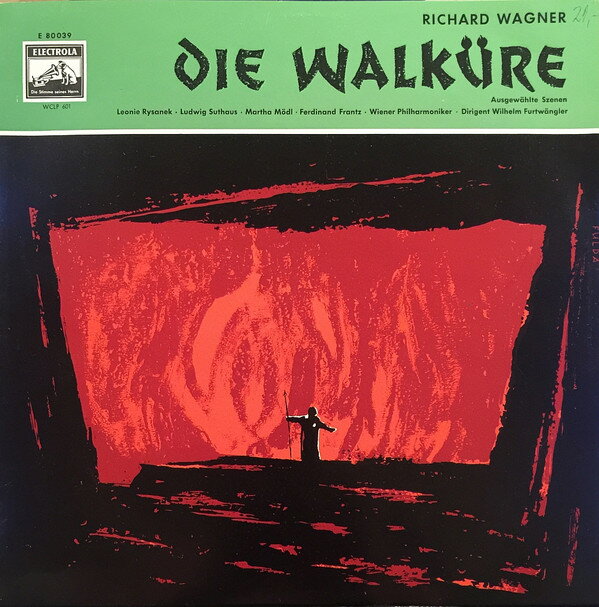 【中古】独LP Richard Wagner, Wilhelm Furtwa Die Walkure E80039 Electrola /00260