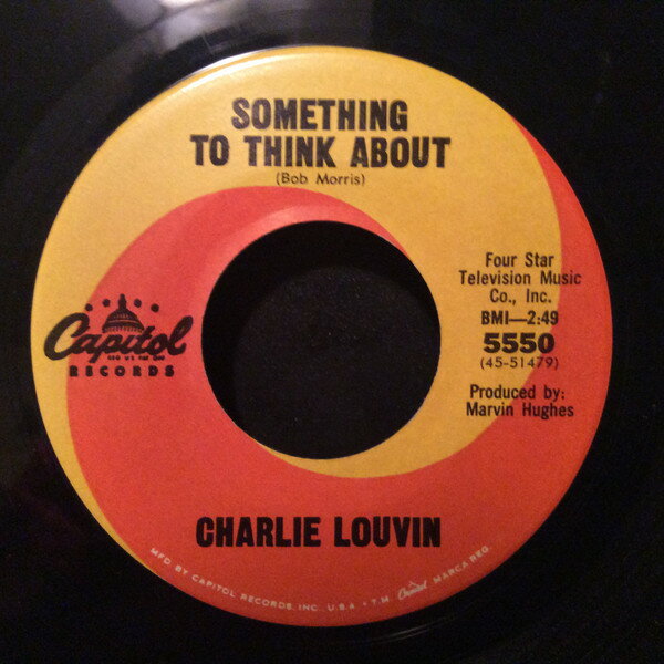 Artist Name: B - 【中古】米7” Charlie Louvin Something To Think About 5550 CAPITOL /00080
