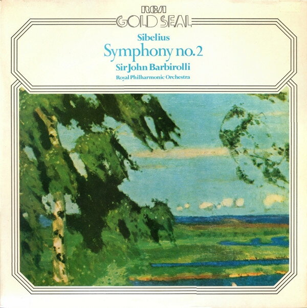 【中古】英LP Jean Sibelius, The Royal Philh Symphony No. 2 GL25011 RCA Gold Seal /00260