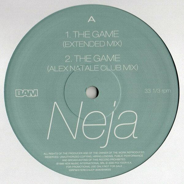 ����š�12�� Neja The Game 4JCP3006 Polydor, BAM /00250