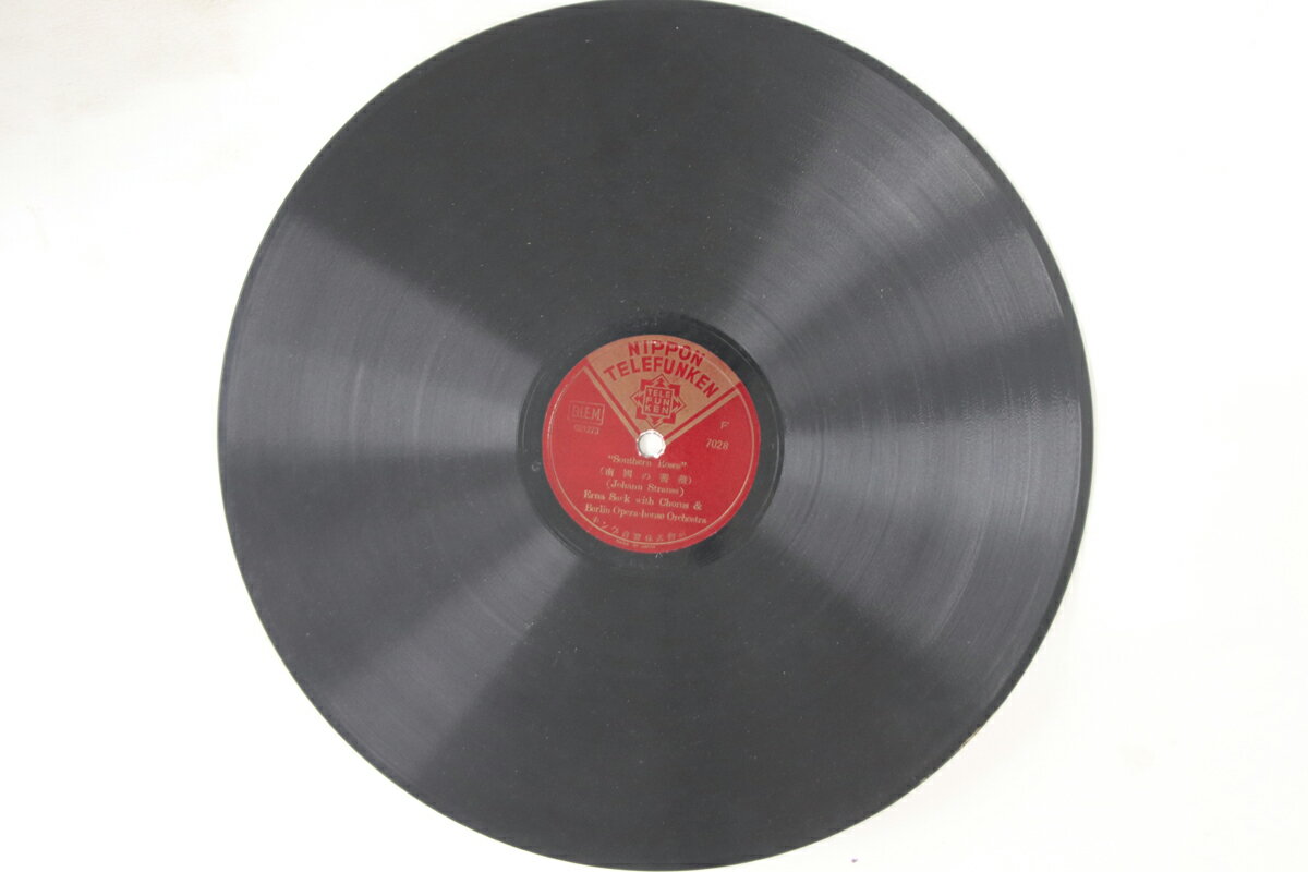 ����š�78RPM/SP Strauss, Sack Blue Do Nube 7028 NIOOIN TELEFUNKEN 12�� Japan /00610