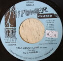 【中古】ジャマイカ7” Al Campbell Talk About Love (RE-MIX) HP0061 Hi Power Music /00080
