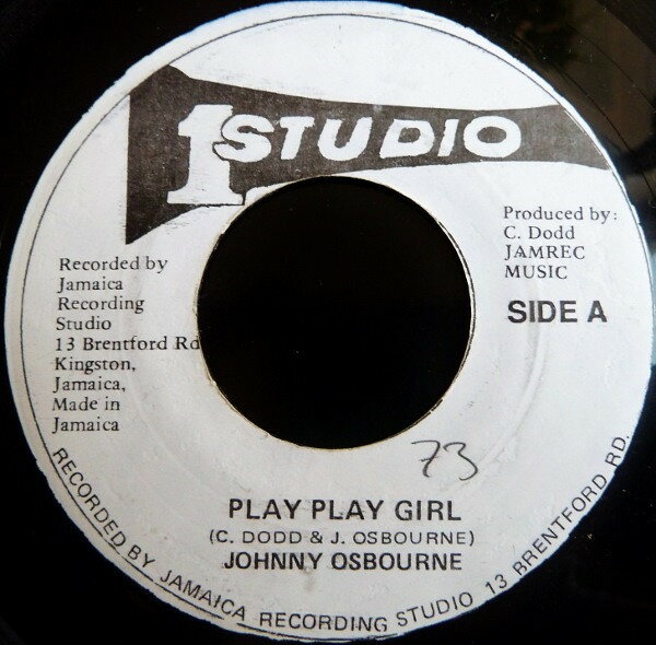 Artist Name: B - 【中古】ジャマイカ7” Johnny Osbourne Play Play Girl NONE Studio One /00080