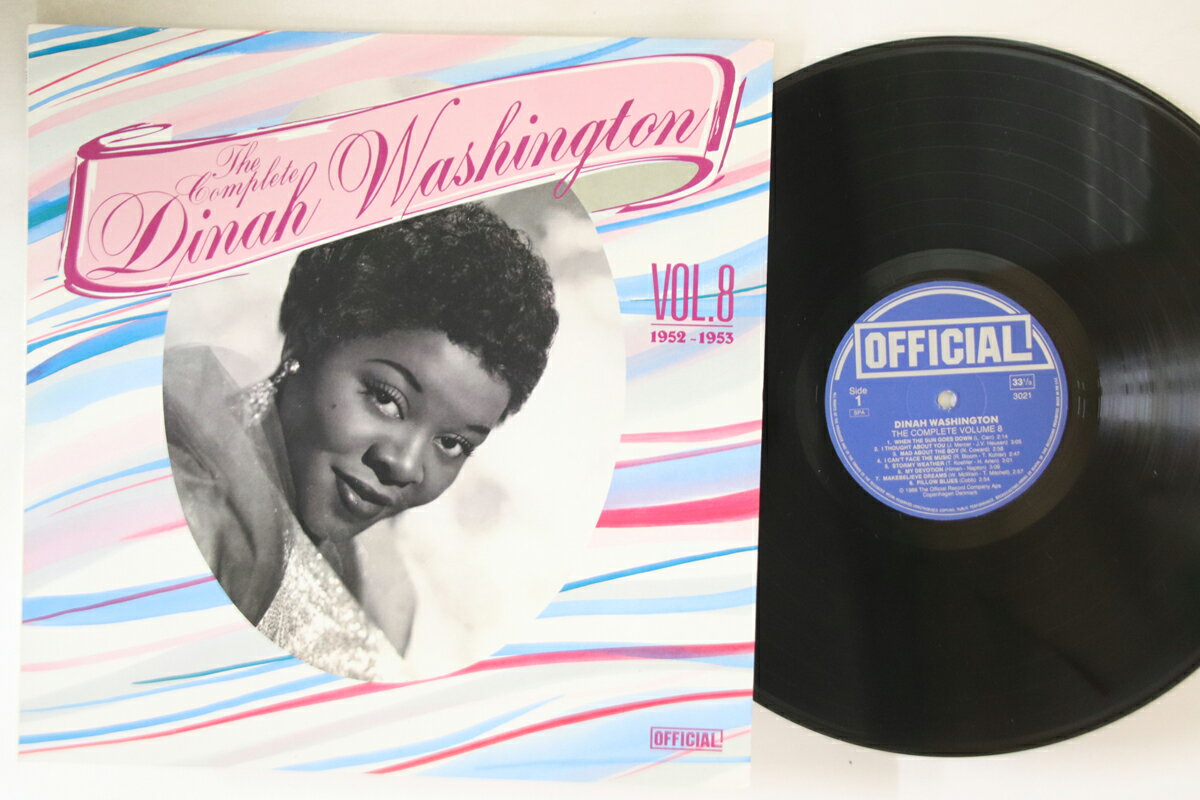 【中古】デンマークLP Dinah Washington Complete Dinah Washington Vol.8 1952 - 1953 3021 OFFICIAL /00260