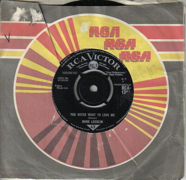 【中古】英7” Hank Locklin You Never Want To Love Me RCA1391 RCA Victor /00080