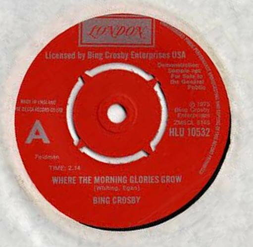 ・アーティスト Bing Crosby ・タイトル Where The Morning Glories Grow ・レーベル・型番 London Records HLU10532 ・フォーマット 7インチレコード ・コンディション(盤) 良い (VG+) ・コンディション(ジャケット) プレインカバー（元ジャケット／カバー無し） ・コンディション(帯) オビなし ・特記事項 【company sleeve】 サンプル画像です。実際の商品の画像ではありません 商品写真はバーコード/カタログ番号に対応したサンプル画像ですので、お送りする商品の画像ではありません。帯やライナーなどの付属品は、特記事項に記載されている場合のみ含まれます。プロモやカラーレコードなどの仕様についても、該当する場合のみ特記事項に記載しています。 【ご購入前に必ずご確認ください】 ・本店サイト(www.recordcity.jp)とは価格、送料が違います ・本店サイト、その他支店のオーダーとは同梱発送できません ・注文確定後に別の注文を頂いた場合、注文同士の同梱は致しかねます。 ・別倉庫から発送しているため、店頭受け渡しは対応しておりません ・一部商品は他の通販サイトでも販売しているため、ご注文のタイミングによっては商品のご用意ができない場合がございます。 ・土日祝日はお休みです 金曜・祝前日9時以降のご連絡またはご入金は、返答または発送が週明け・祝日明けに順次対応となります。 ・ご購入後のキャンセル不可 ご購入後のキャンセルはいかなる理由においてもお受けできません。ご了承の上、ご購入くださいませ。 ・日本郵便(ゆうパック/ゆうメール)によるお届けになります。 ・中古品であることをご理解ください 当ストアでは中古商品を主に販売しております。中古品であることをご理解の上ご購入ください。また、一部商品はRecordCityオンラインストアで試聴可能です。 ・返品について お客様のご都合による返品は一切承っておりません。 表記の内容と実際の商品に相違がある場合、また針飛び等で返品・返金をご希望される場合は、商品の到着後1週間以内にご連絡ください。商品の返送をこちらで確認後、キャンセル・返金を行います。 コンディションVG以下の商品は返品できません。プレイに影響のない表面のこすれ傷、プレス起因のノイズ盤は返品の対象外です。 【コンディション表記】 ・ほぼ新品(M-)(Like New) 完全な新品。未使用。当店ではほぼ使用しません ・非常に良い(EX)(Excellent) 中古盤として美品な状態。わずかな経年を感じるものの傷みを感じさせない、当店基準で最高の状態 ・良い(VG+)(Very Good Plus) 丁寧に扱われた中古品で、軽い使用感がみられる。 ・可(VG)(Acceptable) 使い込まれた中古品で、「良い」よりもさらに使用感がみられる。 ・悪い(VG-)(Bad) 状態が悪いアイテム。使用の保障はなく、再生不可、針飛び、目立つノイズがあるかもしれない。状態によるクレーム不可。返品不可。 ・非常に悪い(G)(Very Bad) 「悪い」よりさらに状態が悪いアイテム。使用の保障はなく、再生不可、針飛び、目立つノイズがあるかもしれない。状態によるクレーム不可。返品不可。 ・ジャンク(Fair)(Junk/Fair) 割れている、反っている、水ダメージがある、カビ、ジャケットが分離している、ひどい書き込み、ひどい擦れなど最低の状態。使用の保障はなく、再生不可、針飛び、目立つノイズがあるかもしれない。状態によるクレーム不可。返品不可。 ・ジャンク(Poor)(Junk/Poor) 割れている、反っている、水ダメージがある、カビ、ジャケットが分離している、ひどい書き込み、ひどい擦れなど最低の状態。使用の保障はなく、再生不可、針飛び、目立つノイズがあるかもしれない。状態によるクレーム不可。返品不可。