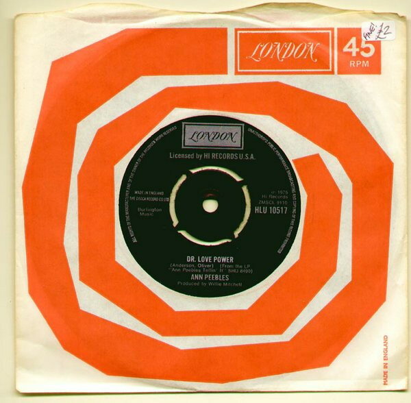 【中古】英7” Ann Peebles Dr. Love Power / I Still Love You HLU10517 London Records /00080