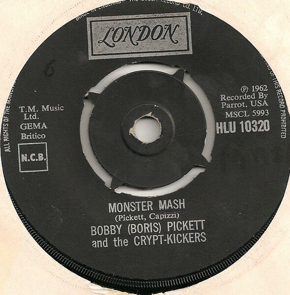 【中古】英7” Bobby (Boris) Pickett & The Cr Monster Mash HLU10320 London Records /00080