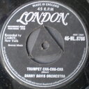【中古】英7” Danny Davis Orchestra Trumpet Cha-Cha-Cha 45HL8766 London Records /00080