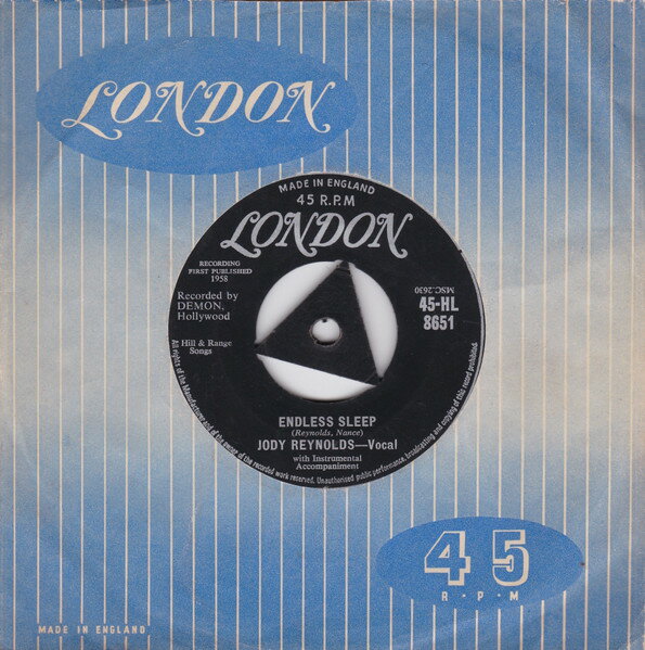 【中古】英7” Jody Reynolds Endless Sleep / Tight Capris 45HL8651 London Records /00080