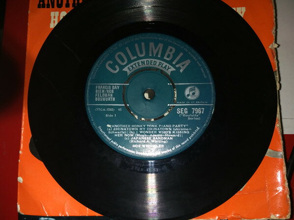 7” Moe Wechsler Another Honky Tonk Piano Party SEG7967 Columbia /00080