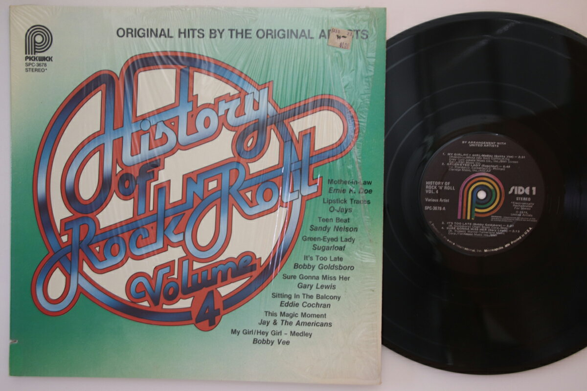・アーティスト Various ・タイトル History Of Rock'n'roll Volume 4 ・レーベル・型番 PICKWICK SPC3678 ・フォーマット LPレコード ・コンディション(盤) 非常に良い(EX) ・コンディション(ジャケット) 非常に良い(EX) ・コンディション(帯) オビなし ・特記事項 【カバーの角カットアウト】【シュリンク残し】 実際に発送される商品の画像です 【ご購入前に必ずご確認ください】 ・本店サイト(www.recordcity.jp)とは価格、送料が違います ・本店サイト、その他支店のオーダーとは同梱発送できません ・注文確定後に別の注文を頂いた場合、注文同士の同梱は致しかねます。 ・別倉庫から発送しているため、店頭受け渡しは対応しておりません ・一部商品は他の通販サイトでも販売しているため、ご注文のタイミングによっては商品のご用意ができない場合がございます。 ・土日祝日はお休みです 金曜・祝前日9時以降のご連絡またはご入金は、返答または発送が週明け・祝日明けに順次対応となります。 ・ご購入後のキャンセル不可 ご購入後のキャンセルはいかなる理由においてもお受けできません。ご了承の上、ご購入くださいませ。 ・日本郵便(ゆうパック/ゆうメール)によるお届けになります。 ・中古品であることをご理解ください 当ストアでは中古商品を主に販売しております。中古品であることをご理解の上ご購入ください。また、一部商品はRecordCityオンラインストアで試聴可能です。 ・返品について お客様のご都合による返品は一切承っておりません。 表記の内容と実際の商品に相違がある場合、また針飛び等で返品・返金をご希望される場合は、商品の到着後1週間以内にご連絡ください。商品の返送をこちらで確認後、キャンセル・返金を行います。 コンディションVG以下の商品は返品できません。プレイに影響のない表面のこすれ傷、プレス起因のノイズ盤は返品の対象外です。 【コンディション表記】 ・ほぼ新品(M-)(Like New) 完全な新品。未使用。当店ではほぼ使用しません ・非常に良い(EX)(Excellent) 中古盤として美品な状態。わずかな経年を感じるものの傷みを感じさせない、当店基準で最高の状態 ・良い(VG+)(Very Good Plus) 丁寧に扱われた中古品で、軽い使用感がみられる。 ・可(VG)(Acceptable) 使い込まれた中古品で、「良い」よりもさらに使用感がみられる。 ・悪い(VG-)(Bad) 状態が悪いアイテム。使用の保障はなく、再生不可、針飛び、目立つノイズがあるかもしれない。状態によるクレーム不可。返品不可。 ・非常に悪い(G)(Very Bad) 「悪い」よりさらに状態が悪いアイテム。使用の保障はなく、再生不可、針飛び、目立つノイズがあるかもしれない。状態によるクレーム不可。返品不可。 ・ジャンク(Fair)(Junk/Fair) 割れている、反っている、水ダメージがある、カビ、ジャケットが分離している、ひどい書き込み、ひどい擦れなど最低の状態。使用の保障はなく、再生不可、針飛び、目立つノイズがあるかもしれない。状態によるクレーム不可。返品不可。 ・ジャンク(Poor)(Junk/Poor) 割れている、反っている、水ダメージがある、カビ、ジャケットが分離している、ひどい書き込み、ひどい擦れなど最低の状態。使用の保障はなく、再生不可、針飛び、目立つノイズがあるかもしれない。状態によるクレーム不可。返品不可。