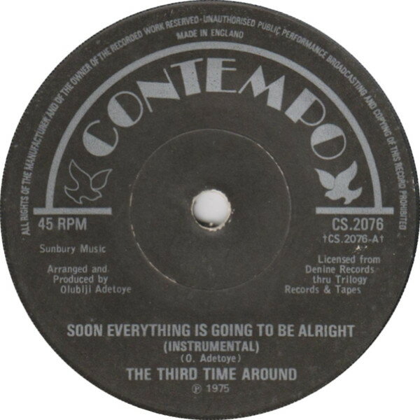 쥳ɥƥ ŷԾŹ㤨֡š۱7 Third Time Around Soon Everything Is Gonna Be Alright (Instrumental CS2076 Contempo /00080פβǤʤ966ߤˤʤޤ