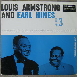 【中古】英LP Louis Armstrong & Earl Hines The Louis Armstrong Story - Vol. 3 BBL7202 Philips /00260