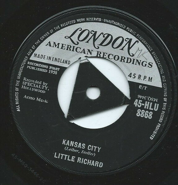 【中古】英7” Little Richard Kansas City 45HLU8868 London Records /00080