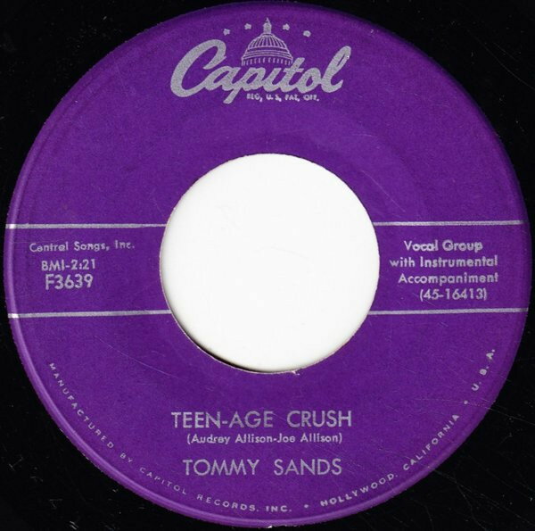 ・アーティスト Tommy Sands ・タイトル Teen-Age Crush / Hep Dee Hootie ・レーベル・型番 Capitol Records F3639 ・フォーマット 7インチレコード ・コンディション(盤) 可 ...