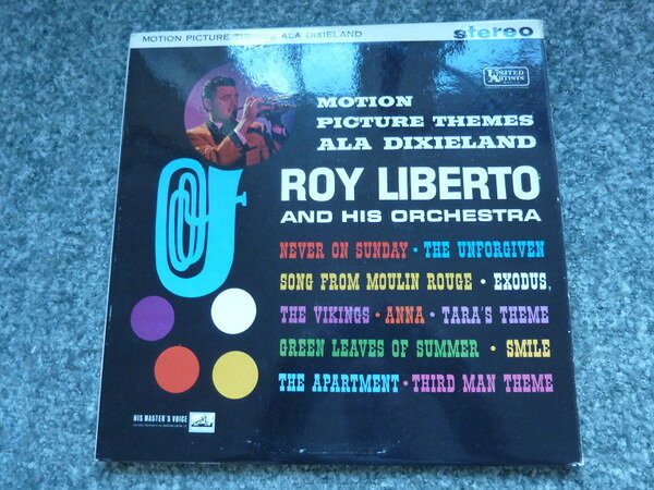 英LP Roy Liberto Motion Picture Themes Ala Dixieland CLP1555 United Artists Recor /00260