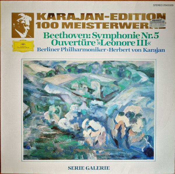 【中古】独LP Berliner Philharmoniker, Herbe Karajan-edition 100 Meisterwerke - Beethoven: Symph 2543028 Deutsche Grammophon /00260