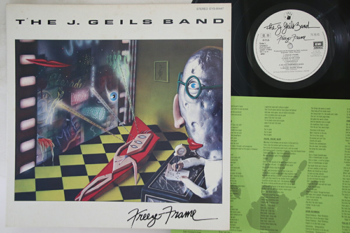 【中古】LP J Geils Band Freeze Frame EYS81447PROMO EMI AMERICA プロモ /00260