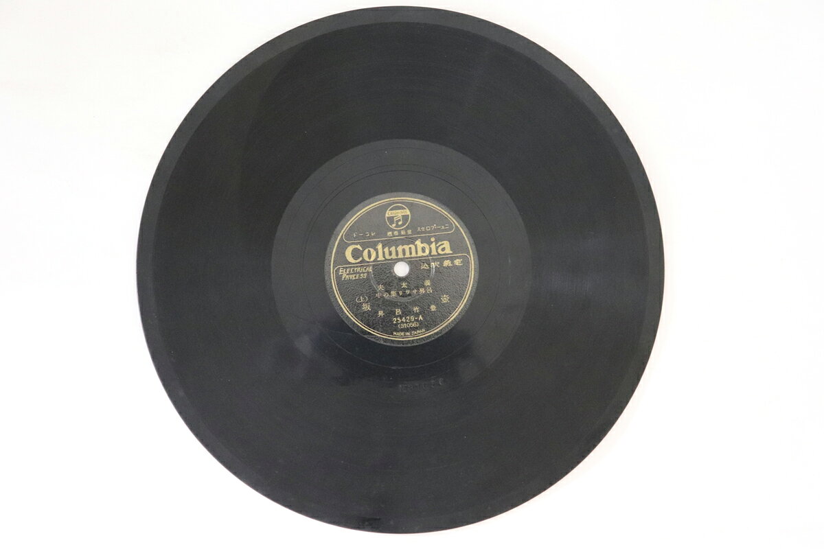 【中古】78RPM/SP 豊竹呂昇 壺坂 (上) / (下) 25429 COLUMBIA /00500