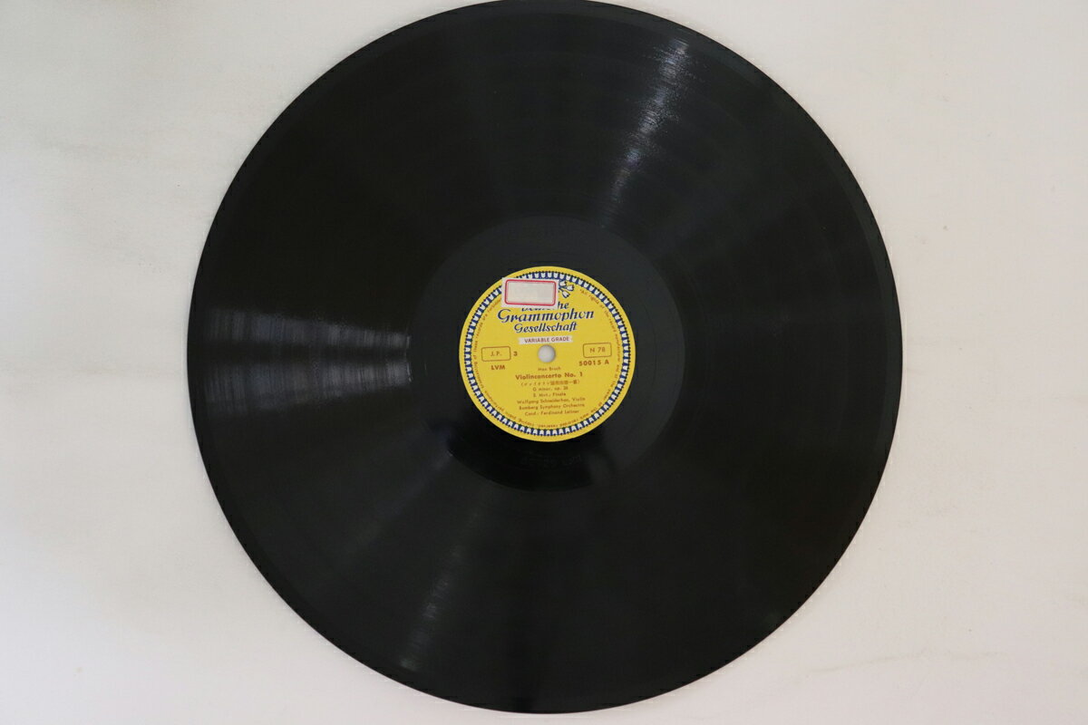 【中古】78RPM/SP Wolfgang Schneiderhan, Bamberg Violinconcerto No.1 (Max Bruch) / Italian Serena..