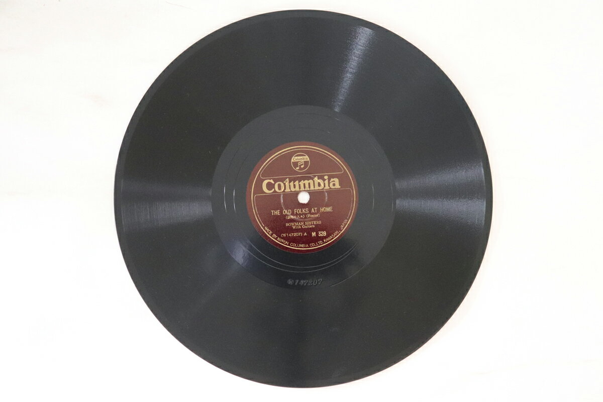 【中古】78RPM/SP Bowman Sisters Old Folks At Home / My Old Kentucky Home M328 COLUMBIA /00500