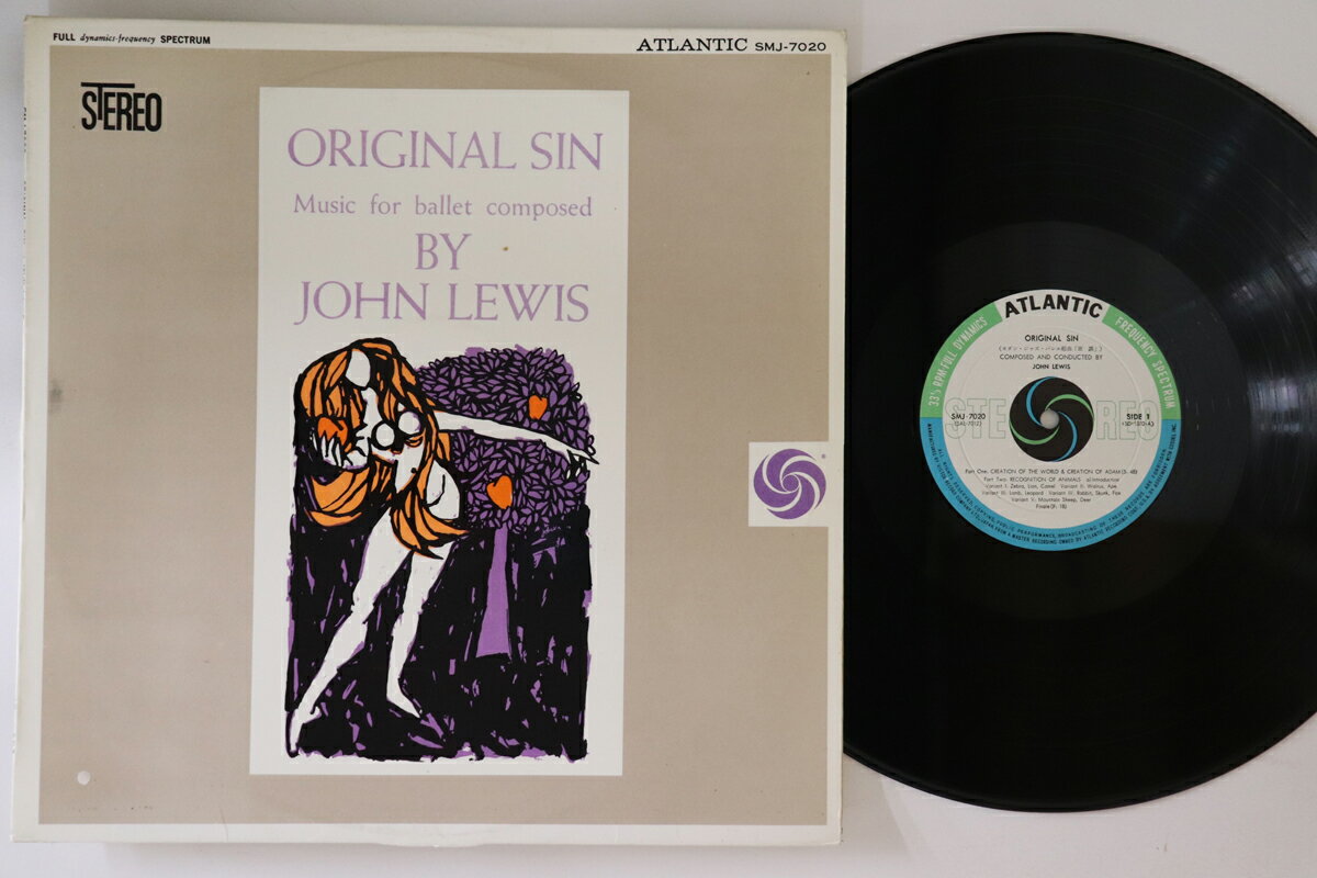 【中古】LP John Lewis Original Sin: Music For Ballet Composed By John Lew SMJ7020 ATLANTIC /00260