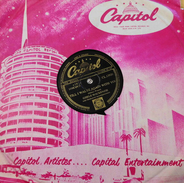【中古】英78RPM/SP Gisele Mackenzie Till I Waltz Again With You / Seven Lonely Days CL13920 CAPITOL /00500