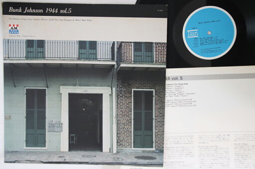 【中古】LP Bunk Johnson Bunk Johnson 1944 Vol. 5 VC4017 DAN /00260 【中古】LP Bunk Johnson Bunk Johnson 1944 Vol. 5 VC4017 DAN /00260