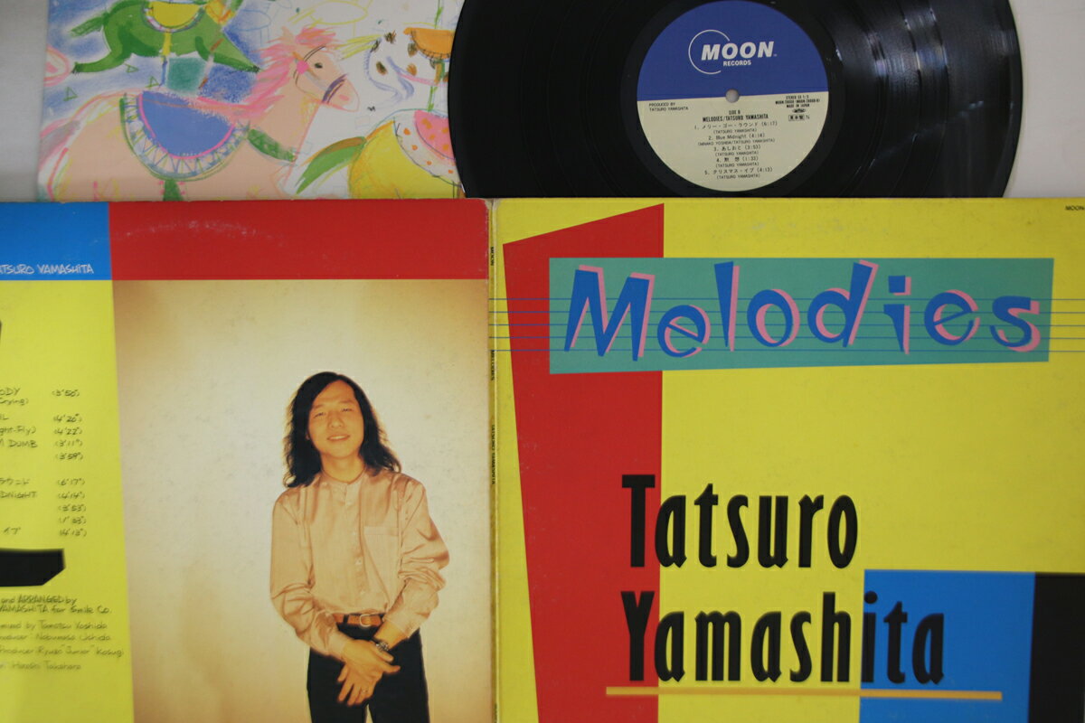 【中古】LP 山下達郎 Melodies MOON28008PROMO MOON プロモ /00400