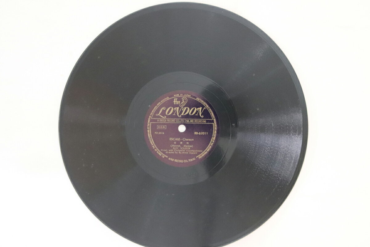 【中古】78RPM/SP Suzy Solidor Le Petit Rat / Escale RB62011 KING RECORD /00500