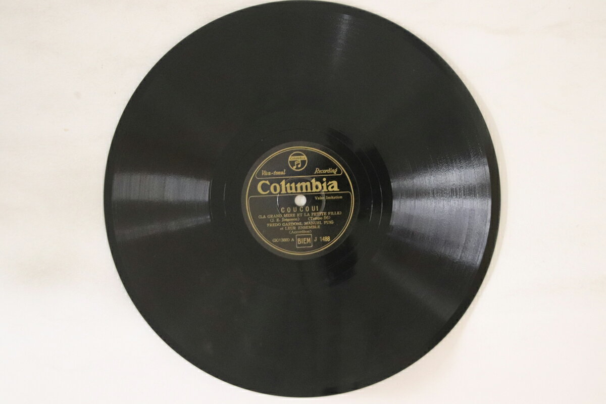 【中古】78RPM/SP Fredo Gardoni, Manuel Puig Et Coucou! / Galopade J1488 COLUMBIA /00500