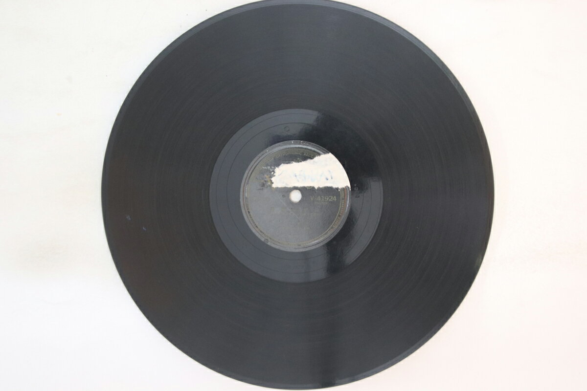 【中古】78RPM/SP フランク永井, 藤本ニ三代 / 市 婿さがし八百八丁 / 道灌ばやし V41924 VICTOR /00500