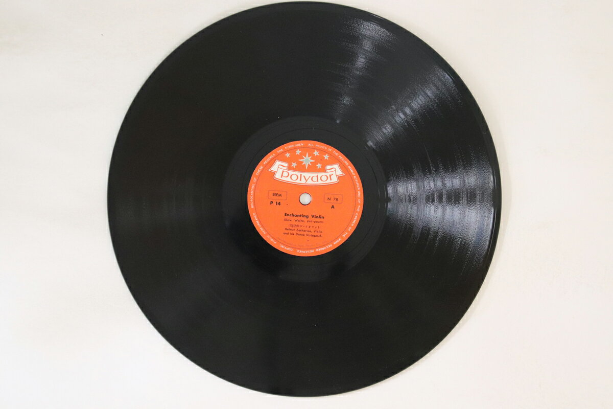 【中古】78RPM/SP Helmut Zacharias Enchanting Violin P14 POLYDOR /00500