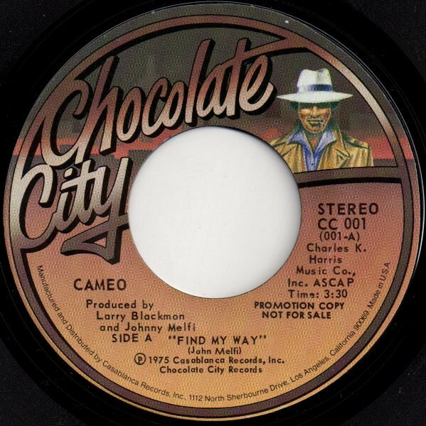 【中古】米7” Cameo Find My Way CC001PROMO Chocolate City プロモ /00080