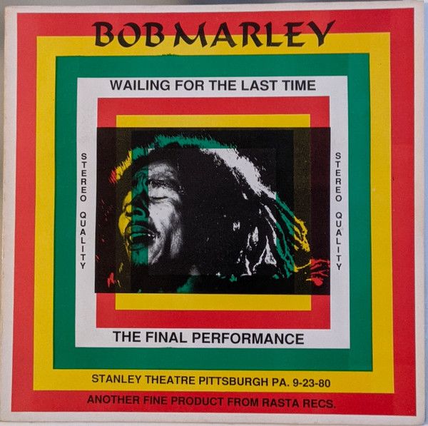 【中古】米LP Bob Marley Wailing For The Last Time (The Final Performance) VD13 Rasta Records /00260