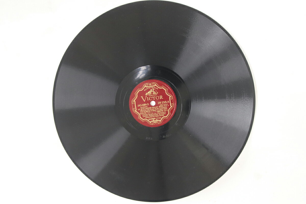 【中古】78RPM/SP London Philharmonic Le Beau Danube Ballet Music JH155 VICTOR 12” Japan /00610