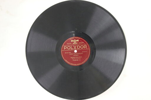 【中古】78RPM/SP Heinrich Schlusnus Der Wanderer 60181 POLYDOR 12” /00610 【中古】78RPM/SP Heinrich Schlusnus Der Wanderer 60181 POLYDOR 12” /00610
