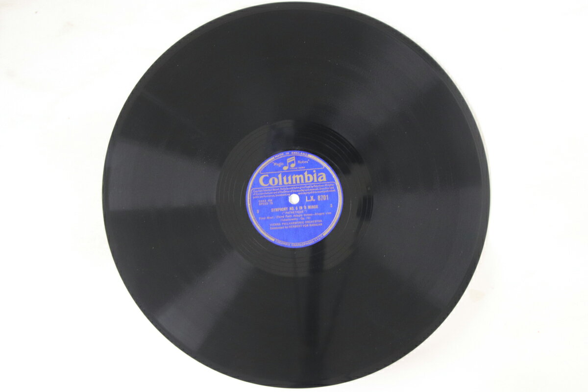 【中古】78RPM/SP Vienna Philharmonic Orch Symphony No6 LX8701 COLUMBIA 12” Japan /00500