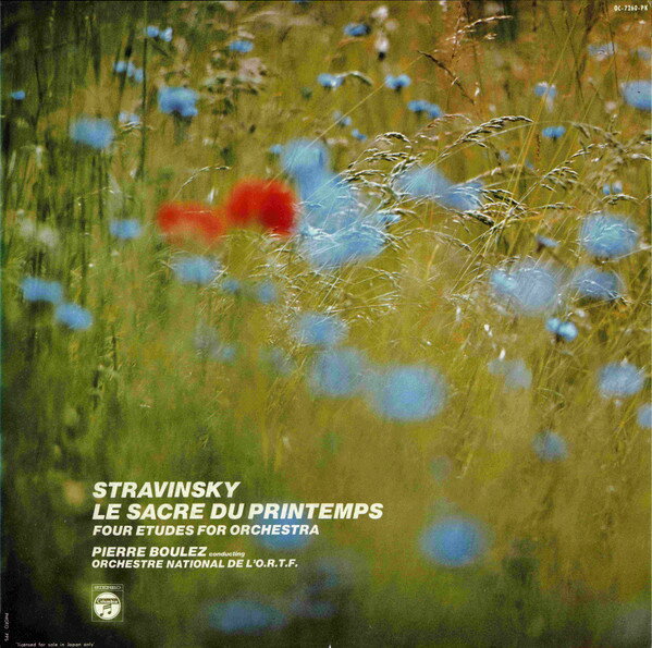 【中古】LP フランス国立管弦楽団, ピエール ストラヴィンスキー 春の祭典／管弦楽のための4つのエ OC7260 COLUMBIA /00260